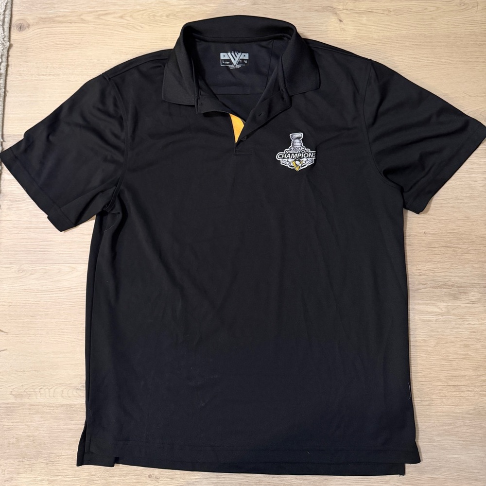 Pittsburgh Penguins Stanley Cup Polo Shirt - Men’s